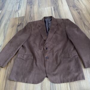 Men’s Western Sueded Brown 52 Jacket